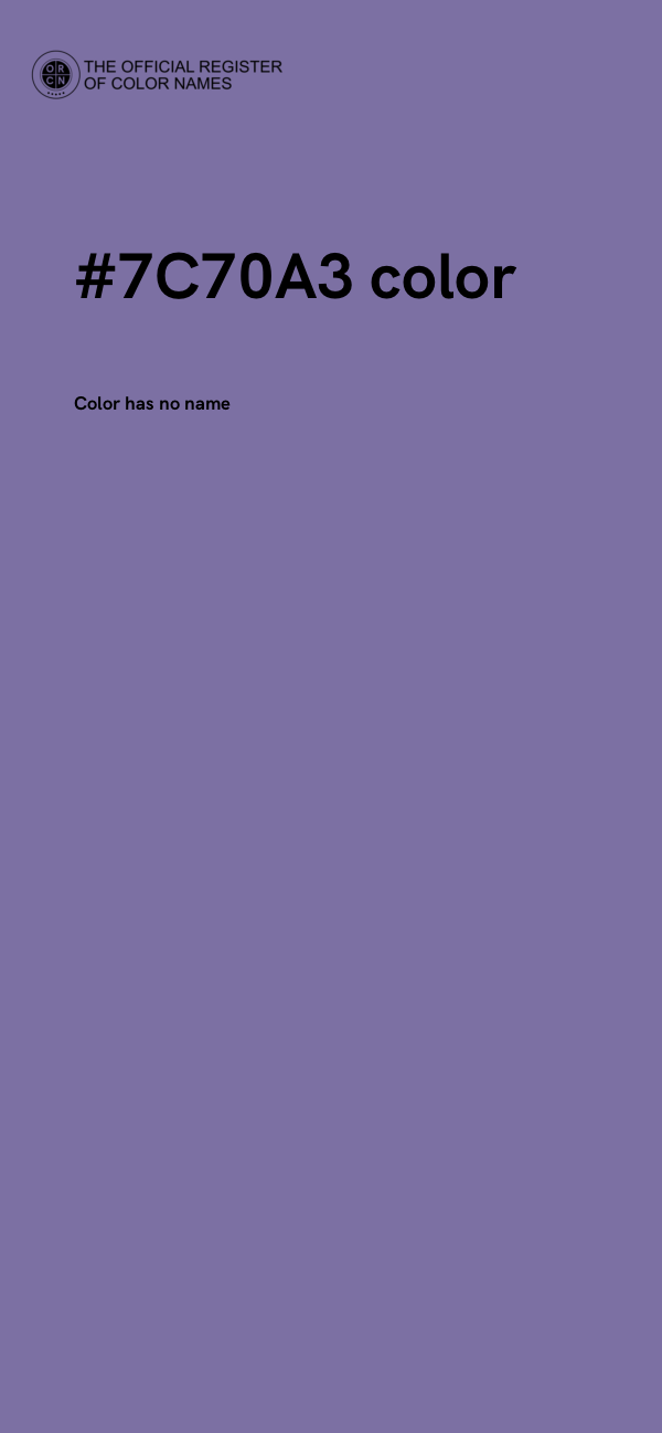 #7C70A3 color image
