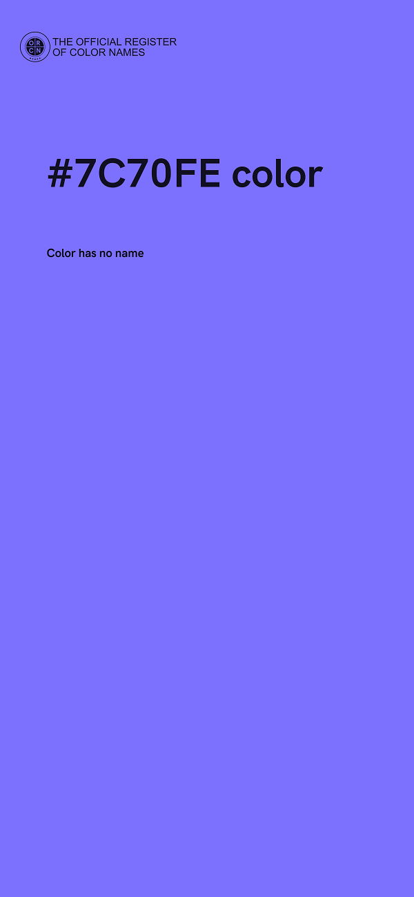 #7C70FE color image