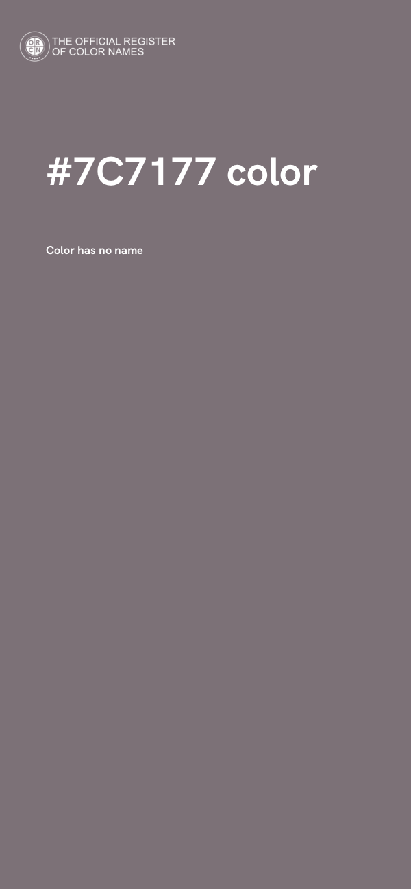 #7C7177 color image