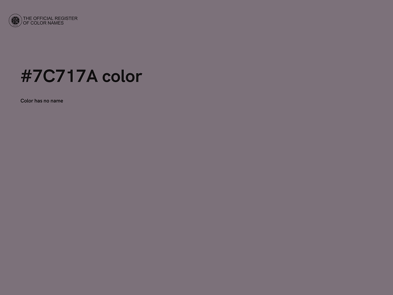 #7C717A color image