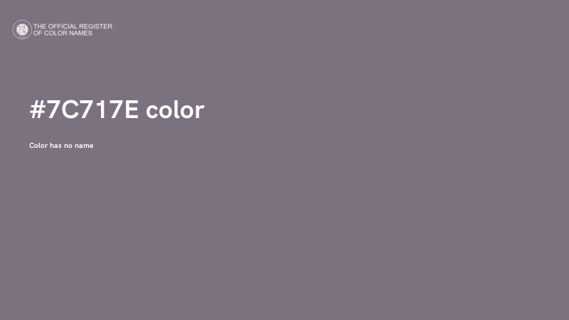 #7C717E color image