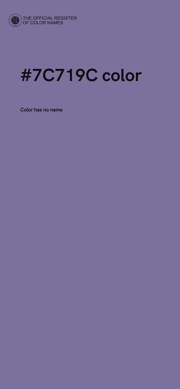 #7C719C color image
