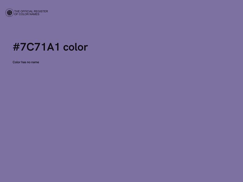 #7C71A1 color image