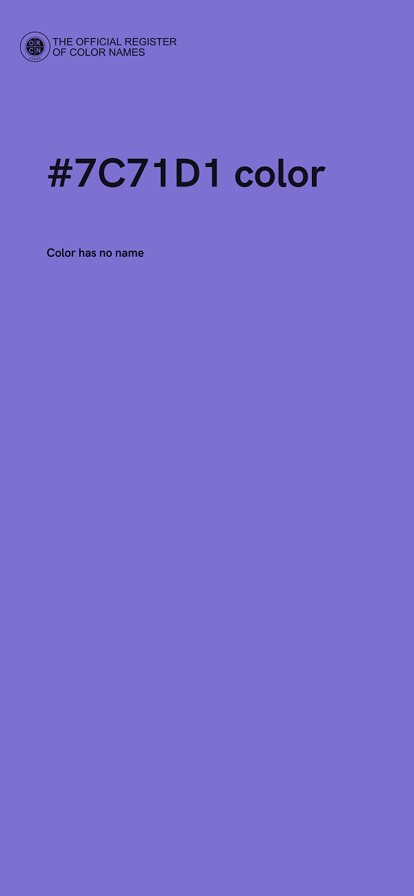 #7C71D1 color image
