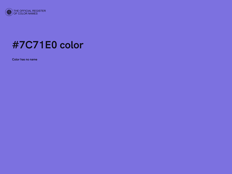 #7C71E0 color image