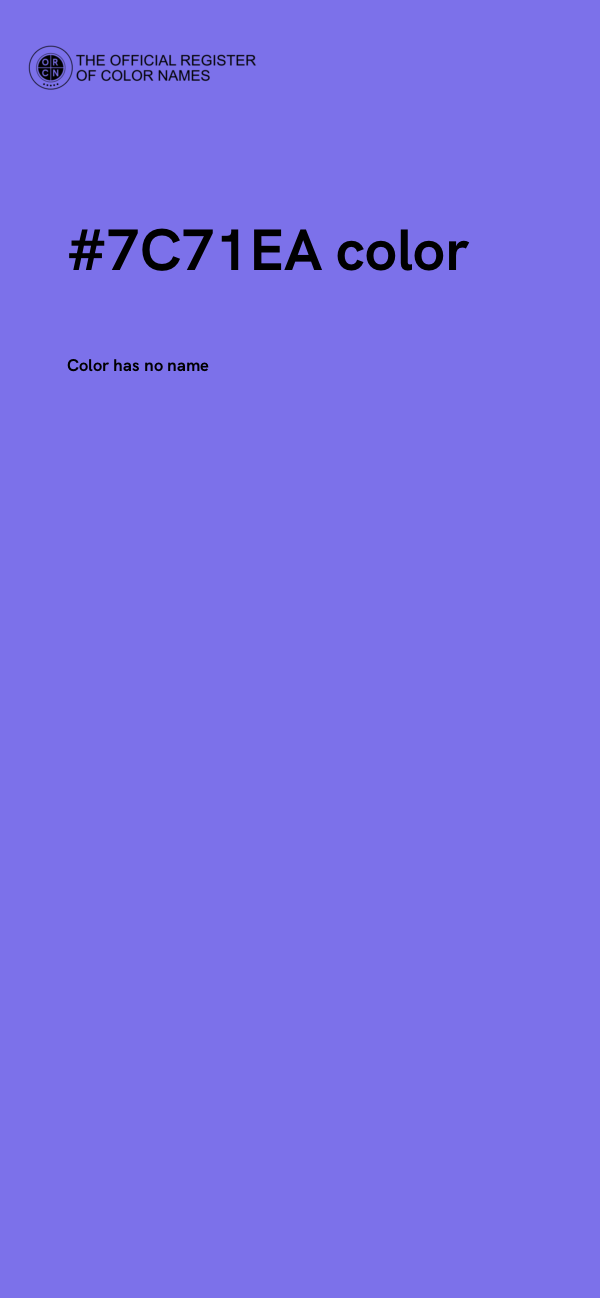#7C71EA color image