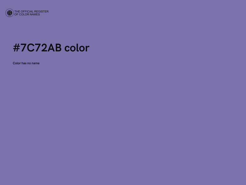 #7C72AB color image