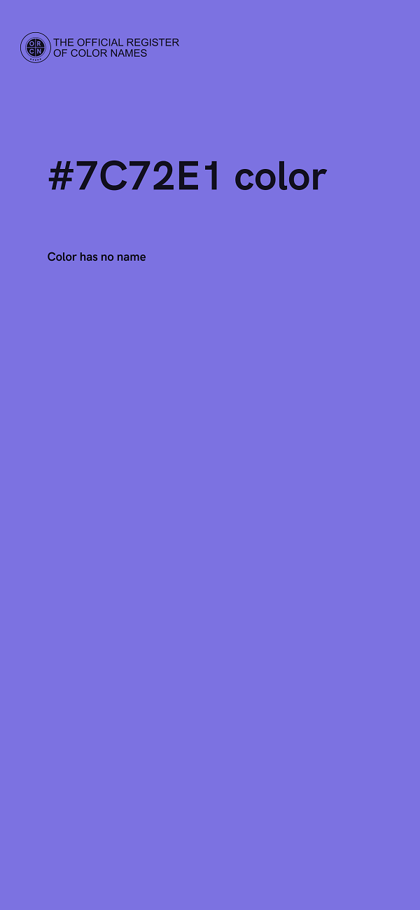 #7C72E1 color image