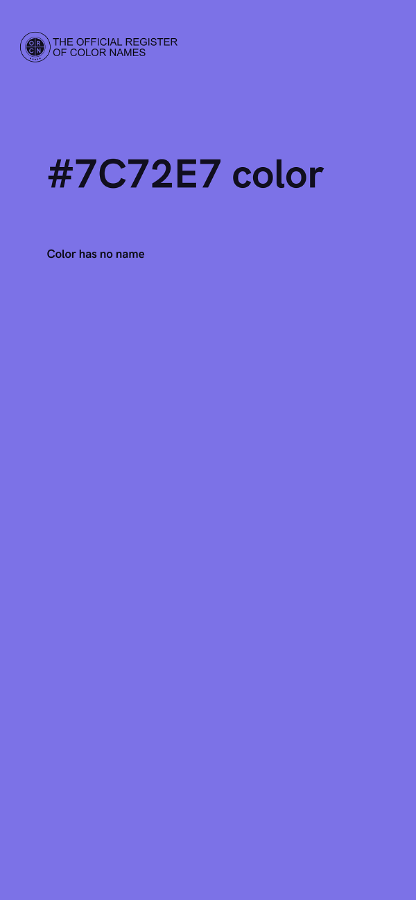 #7C72E7 color image