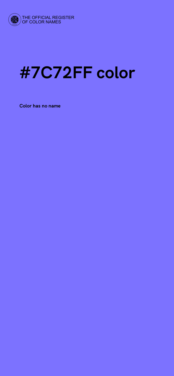 #7C72FF color image
