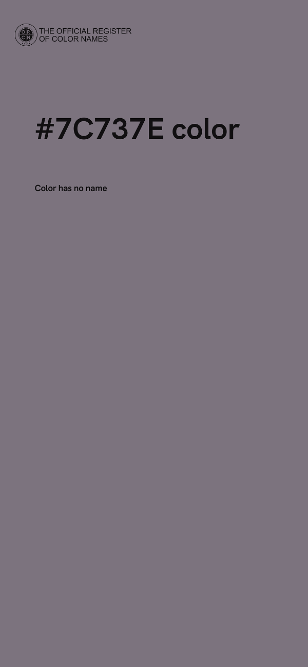 #7C737E color image