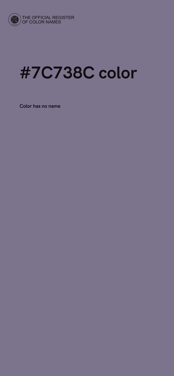 #7C738C color image