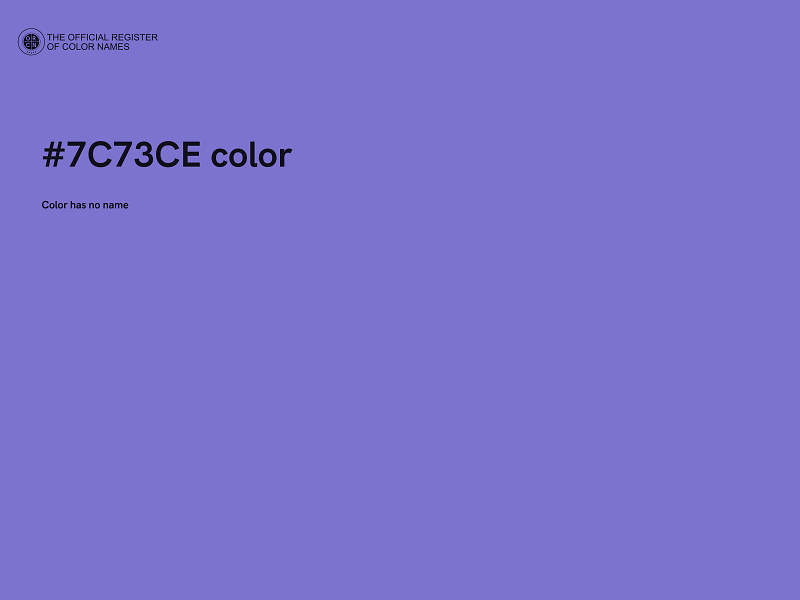 #7C73CE color image