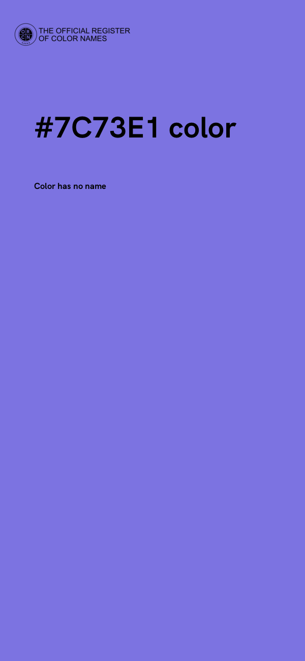 #7C73E1 color image