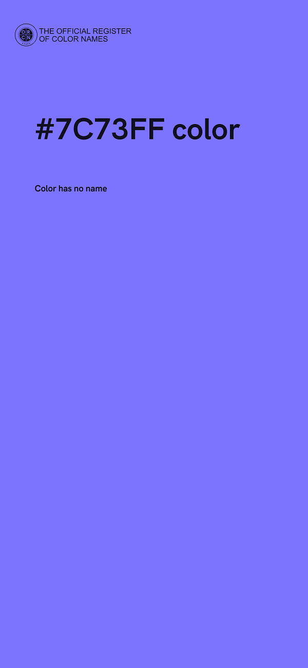 #7C73FF color image