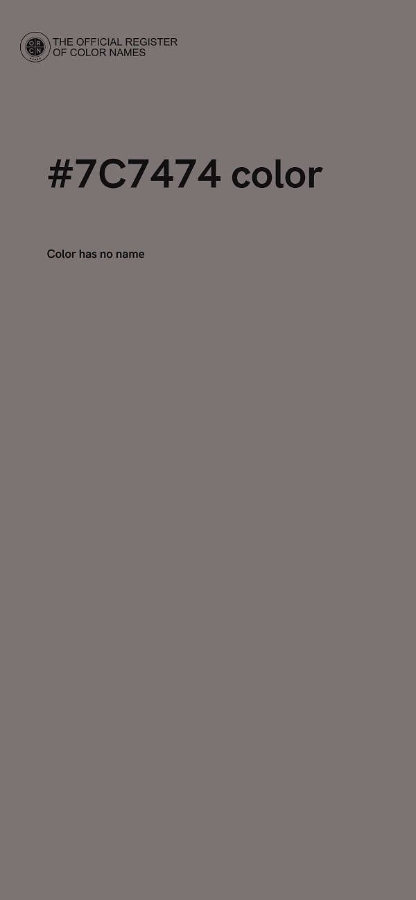 #7C7474 color image