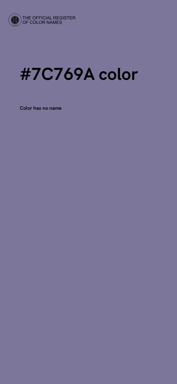 #7C769A color image