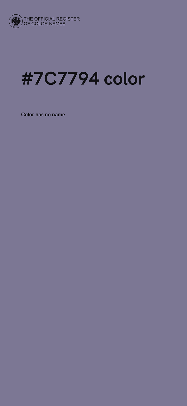 #7C7794 color image