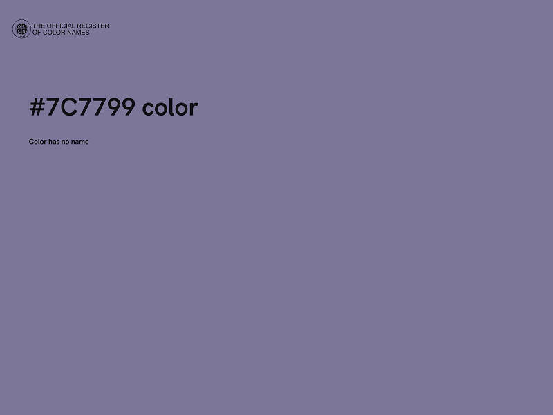 #7C7799 color image