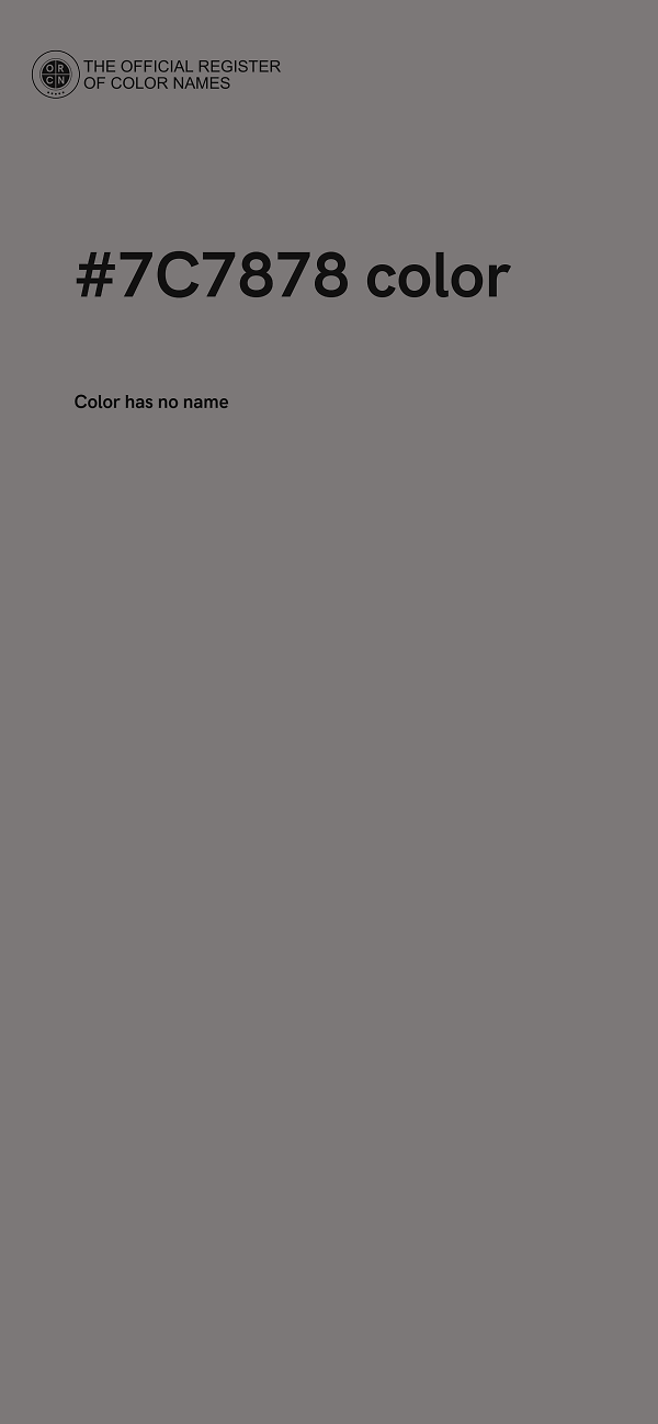 #7C7878 color image