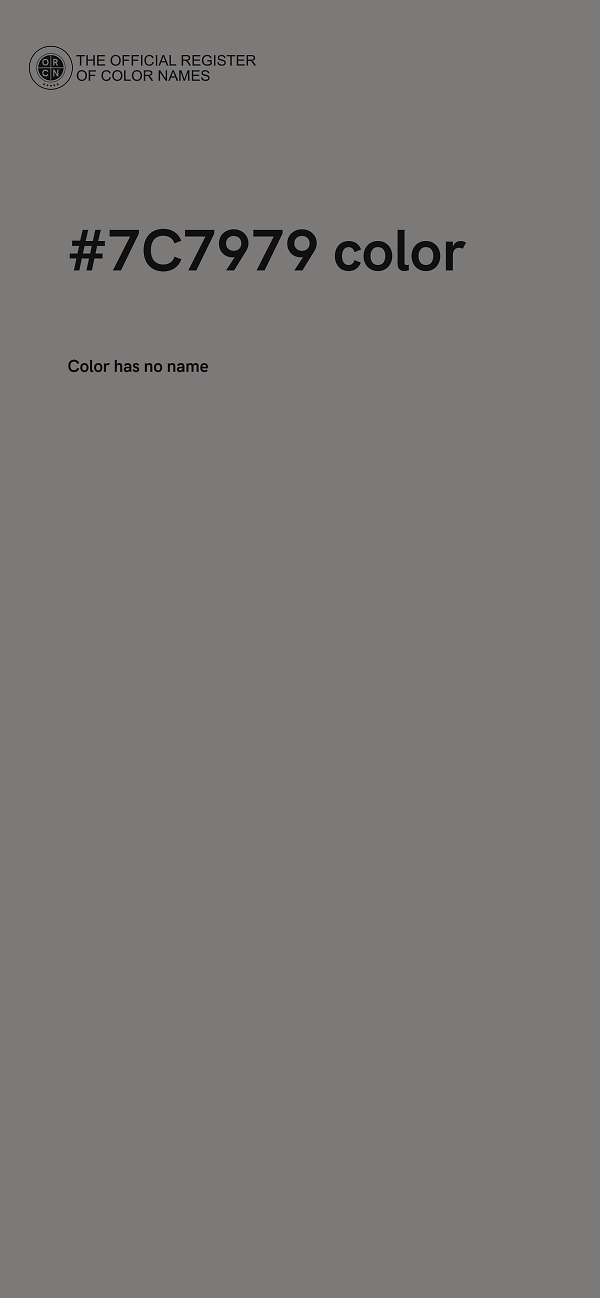 #7C7979 color image