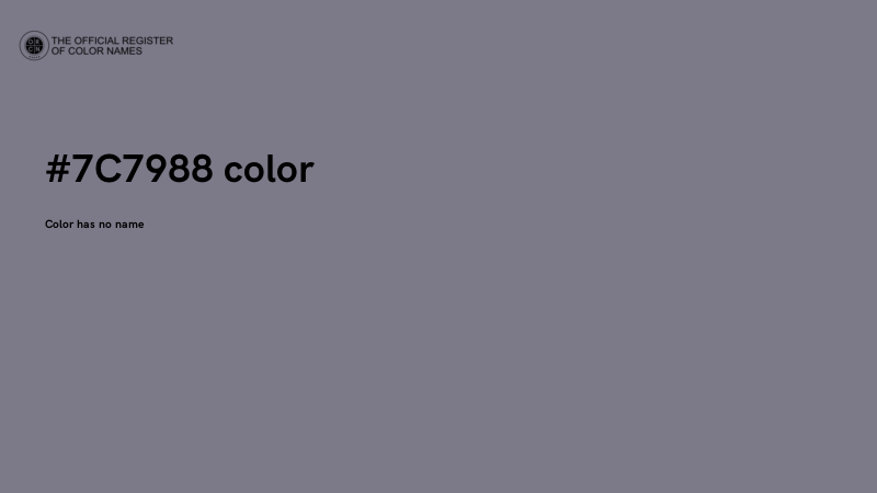 #7C7988 color image