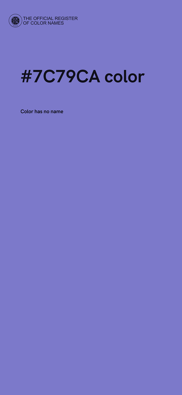 #7C79CA color image