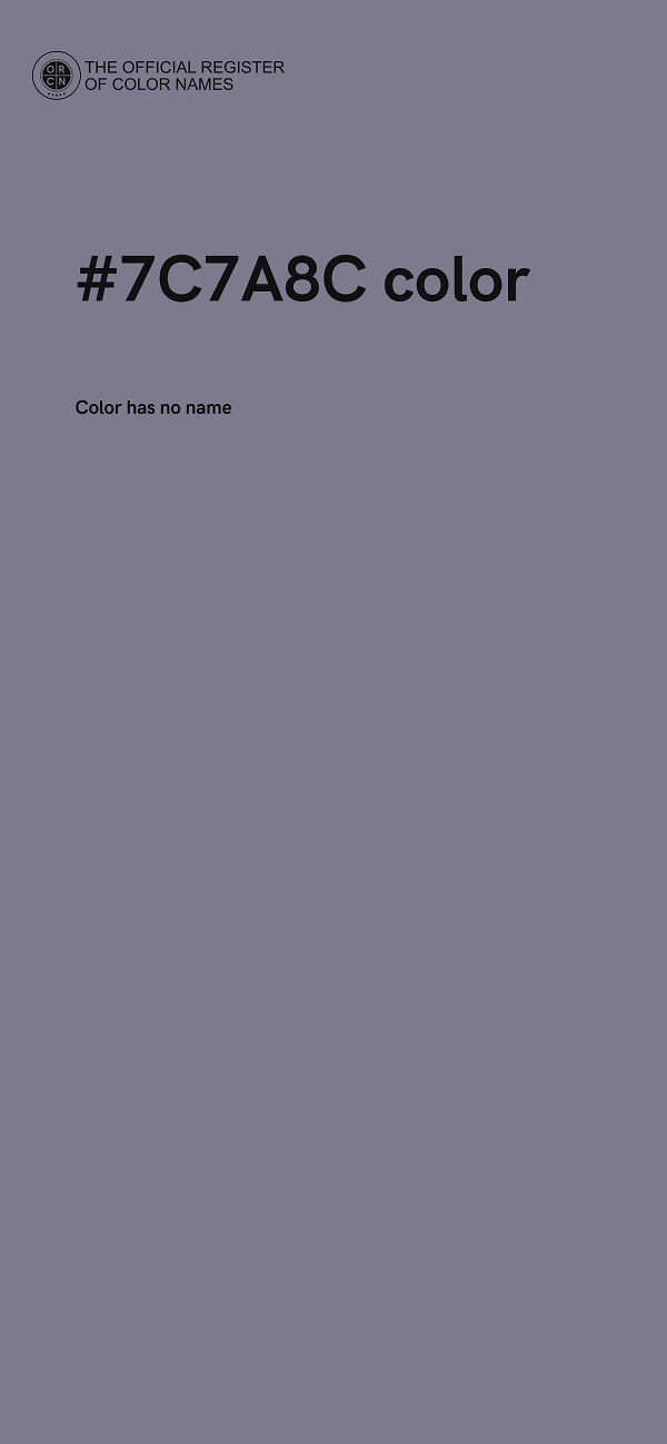 #7C7A8C color image