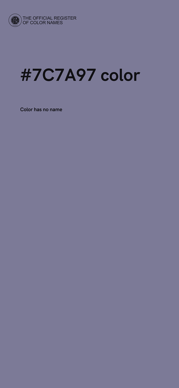 #7C7A97 color image