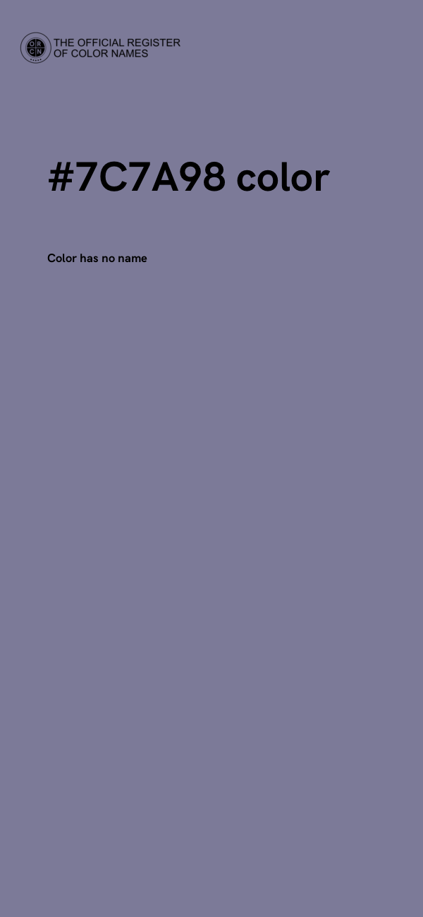 #7C7A98 color image