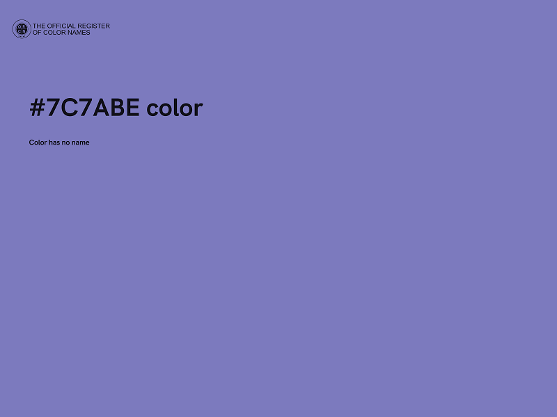 #7C7ABE color image