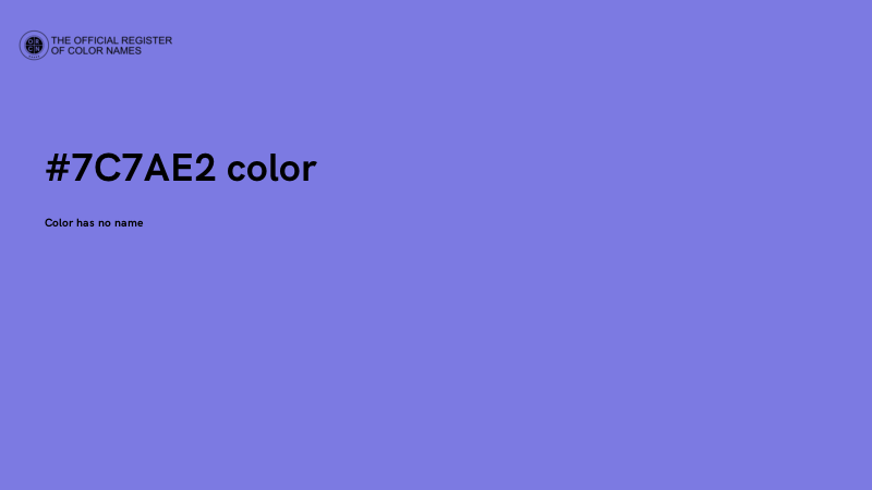 #7C7AE2 color image