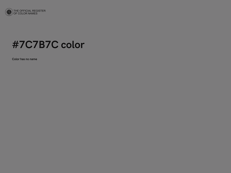 #7C7B7C color image