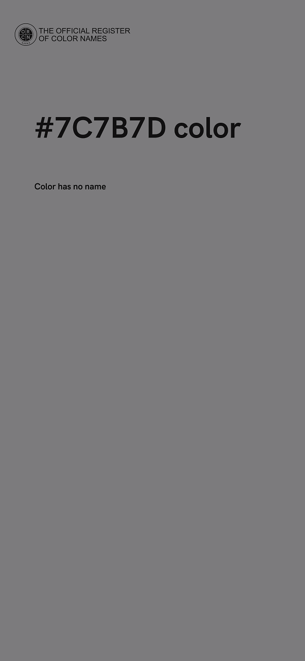 #7C7B7D color image