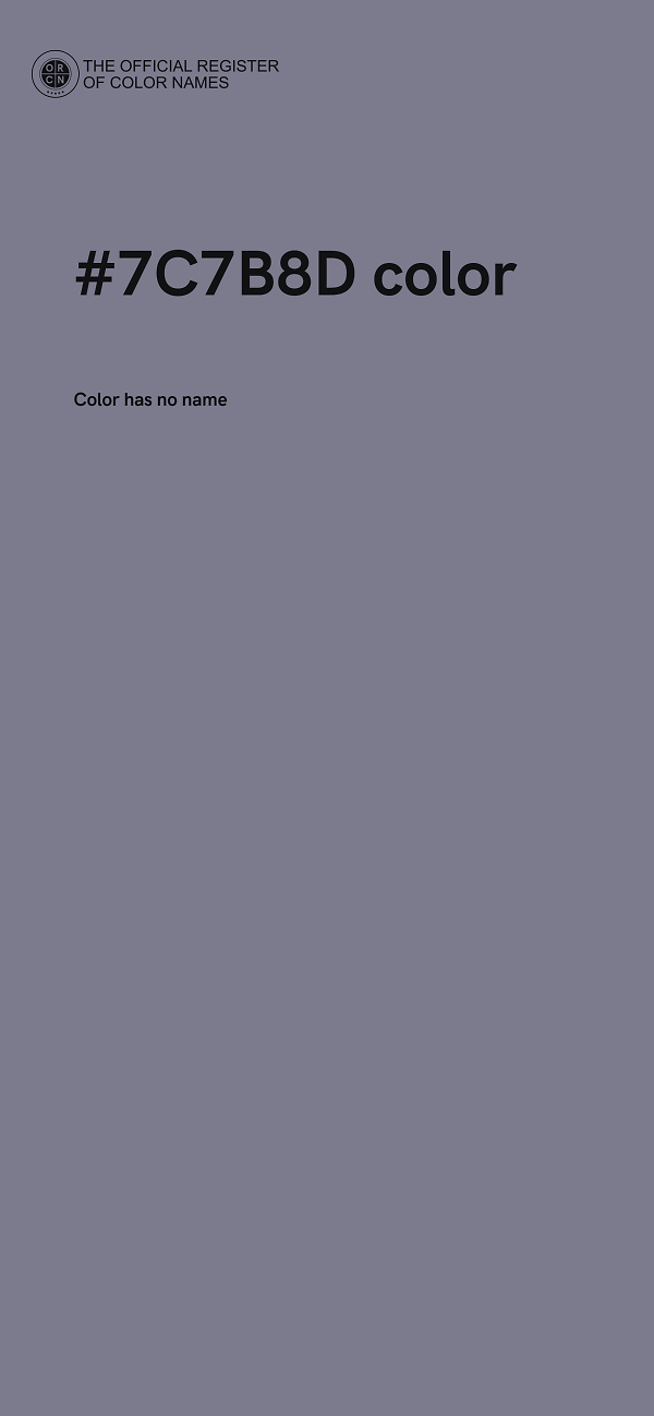 #7C7B8D color image