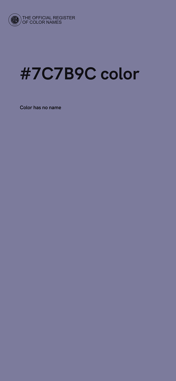 #7C7B9C color image