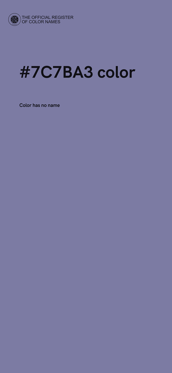 #7C7BA3 color image