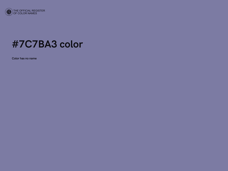 #7C7BA3 color image