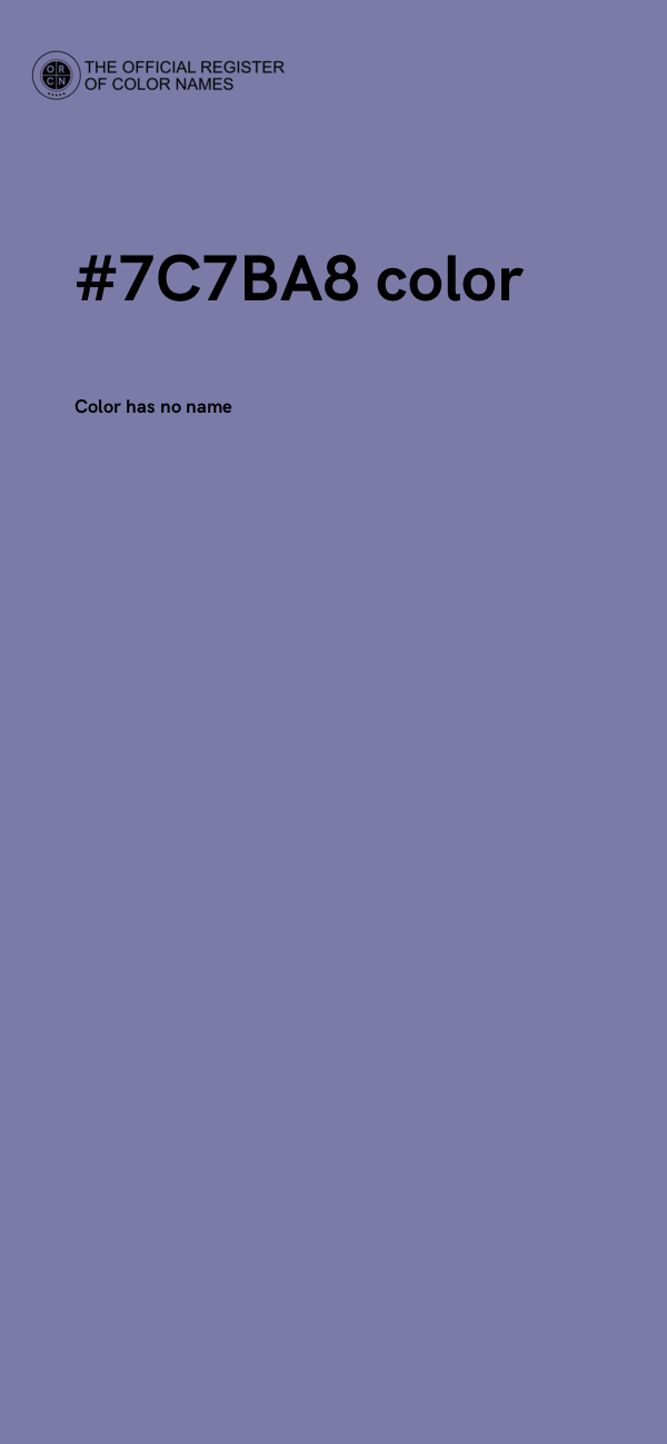 #7C7BA8 color image