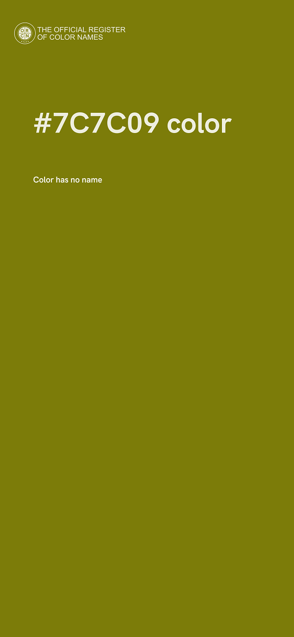 #7C7C09 color image