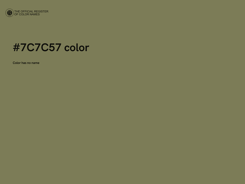 #7C7C57 color image