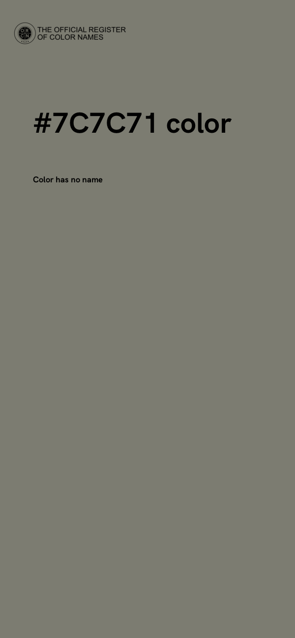 #7C7C71 color image