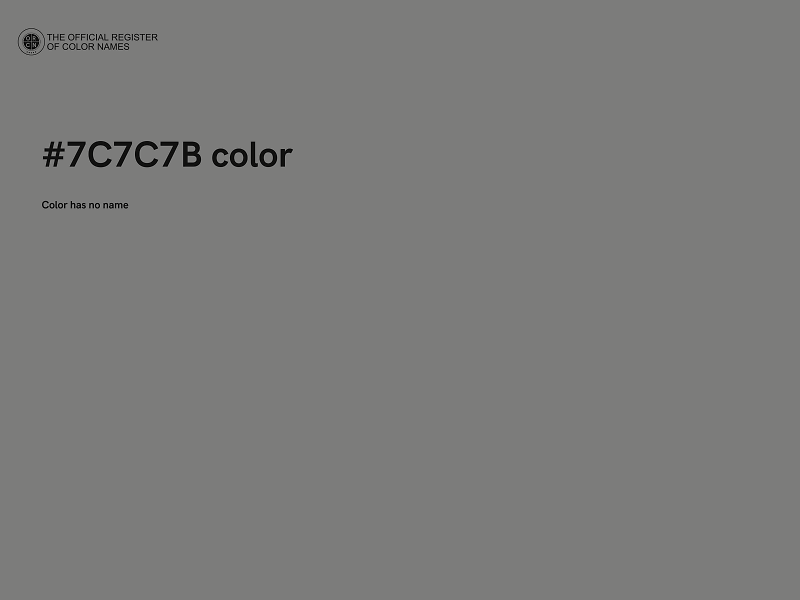 #7C7C7B color image