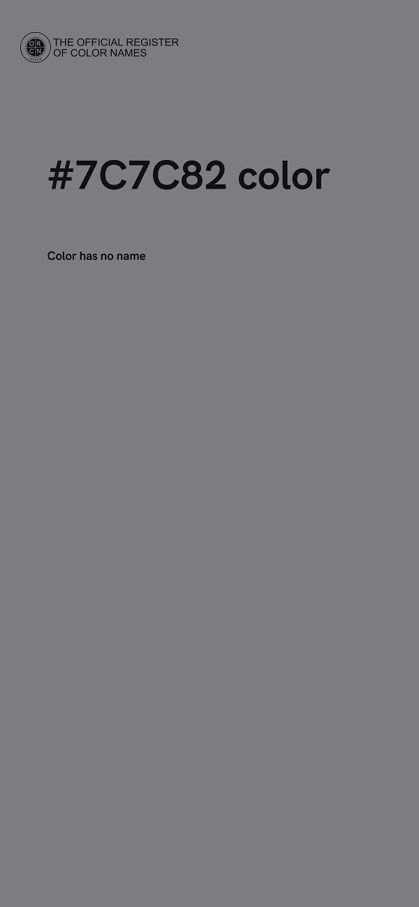 #7C7C82 color image