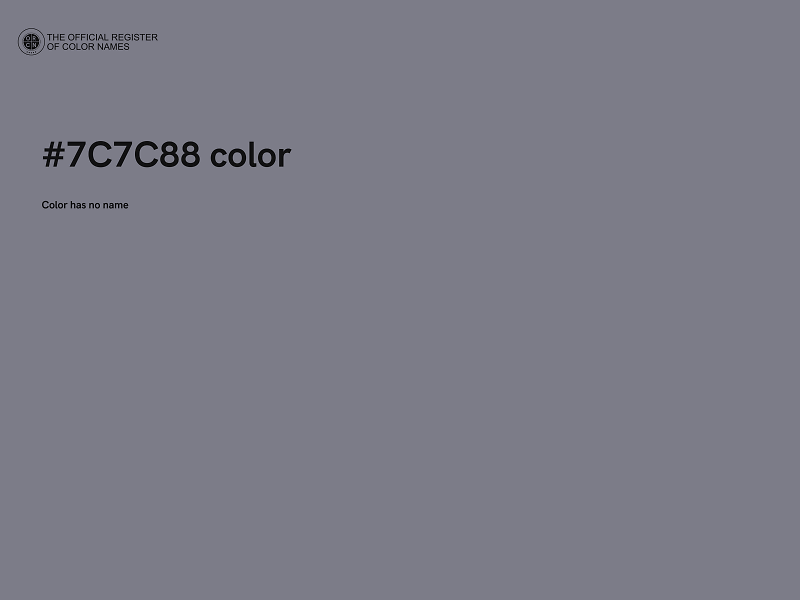 #7C7C88 color image