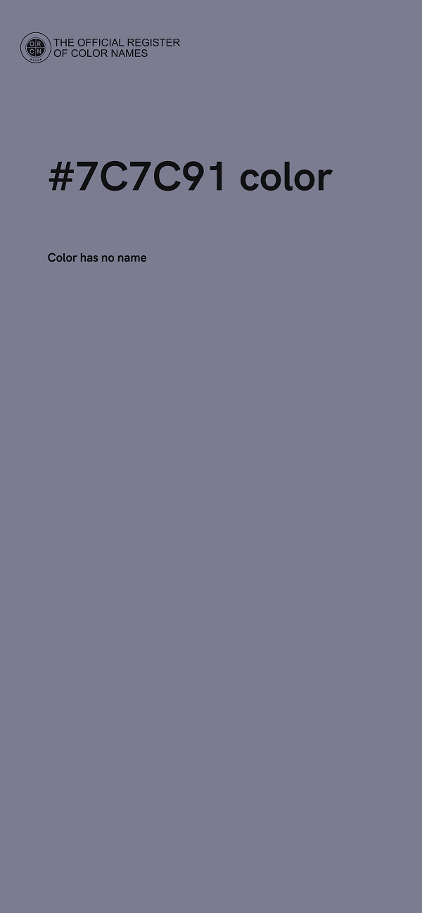 #7C7C91 color image