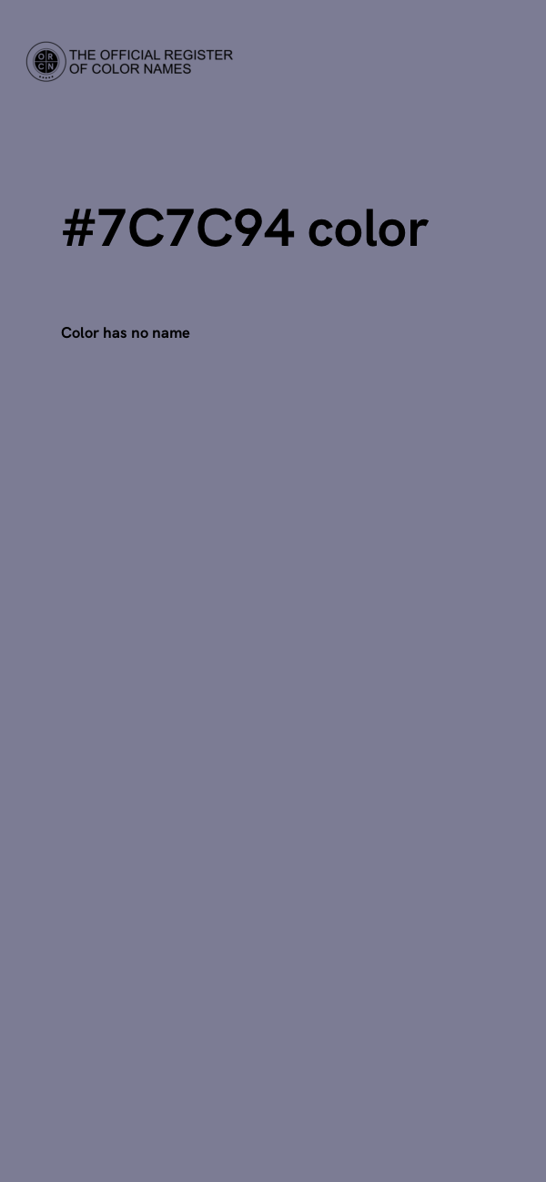 #7C7C94 color image