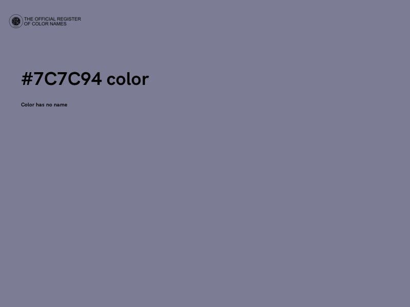#7C7C94 color image
