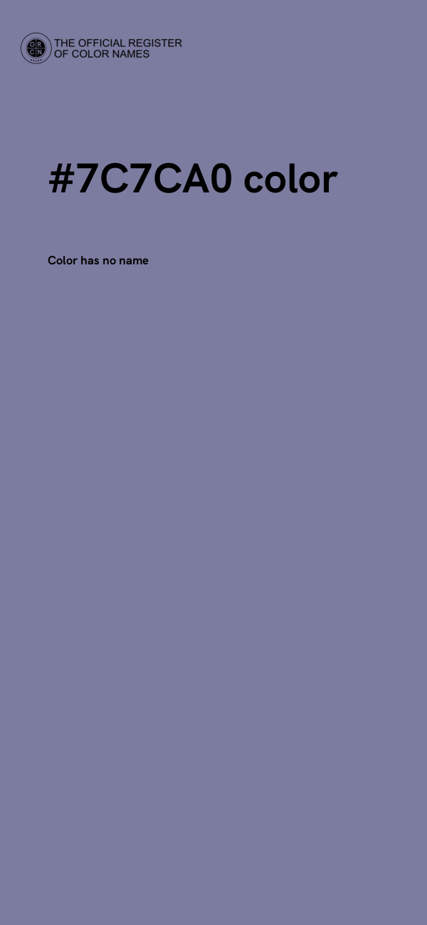#7C7CA0 color image