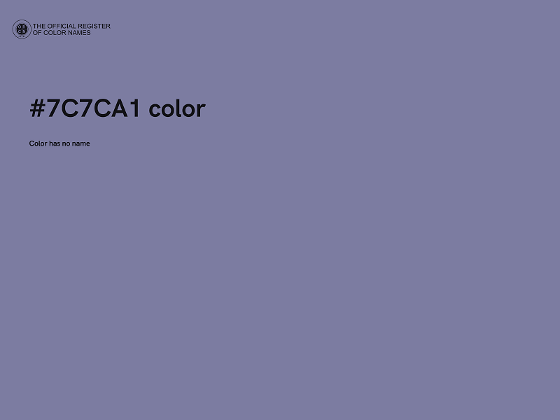 #7C7CA1 color image